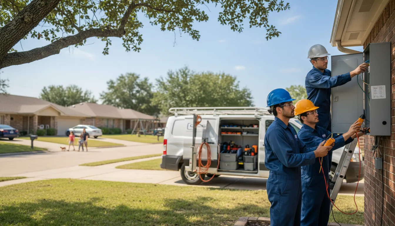 Certified electrician providing emergency electrical services in Quakake, PA